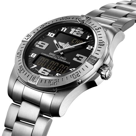 breitling black hawk|Breitling titanium case.